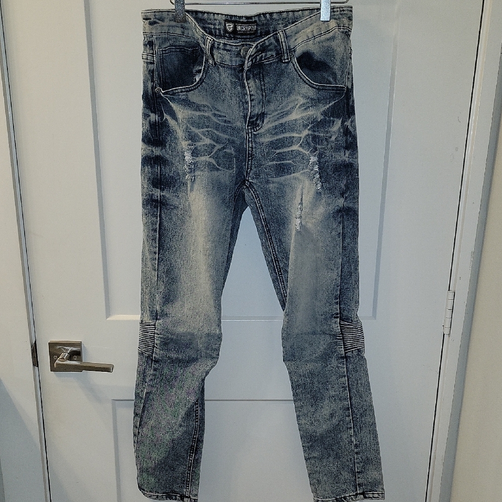 Stylish Washed Denim Men's Jeans
